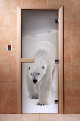 Дверь для бани и сауны Doorwood с фотопечатью A062 700х1900 мм