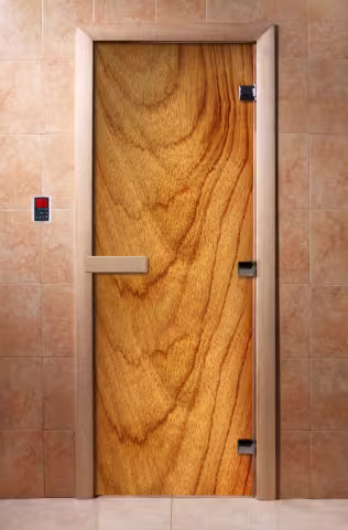 Дверь для бани и сауны Doorwood с фотопечатью A051 700х1900 мм