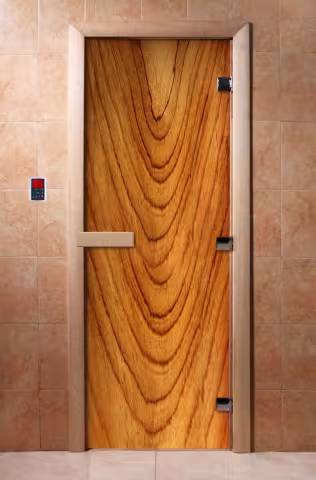 Дверь для бани и сауны Doorwood с фотопечатью A050 700х1900 мм