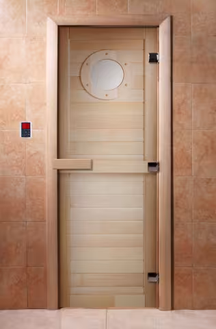 Дверь для бани и сауны Doorwood с фотопечатью A023 800х2000 мм