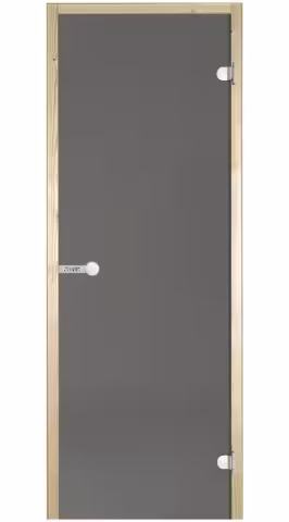 Дверь стеклянная Harvia STG 800х1900 (серый, осина)
