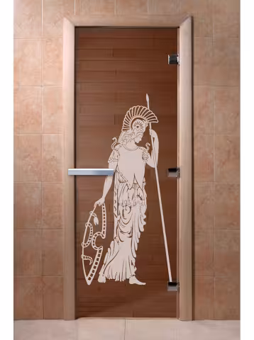 Дверь для бани и сауны Doorwood "Рим бронза" 700х1800 мм