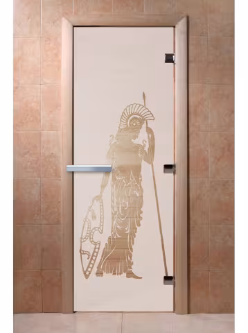 Дверь для бани и сауны Doorwood "Рим сатин" 600х1900 мм