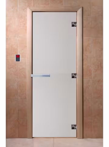 Дверь для бани и сауны Doorwood "Сатин" 600х1900 мм