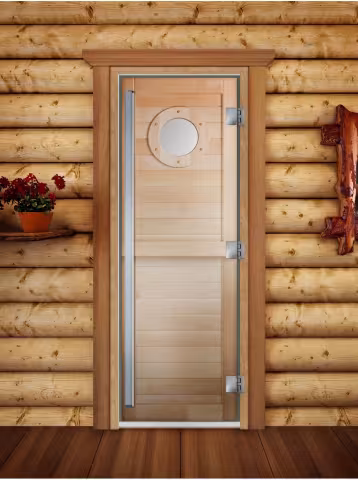 Дверь для бани и сауны Doorwood Престиж Фотопечать А023 800х2000 мм