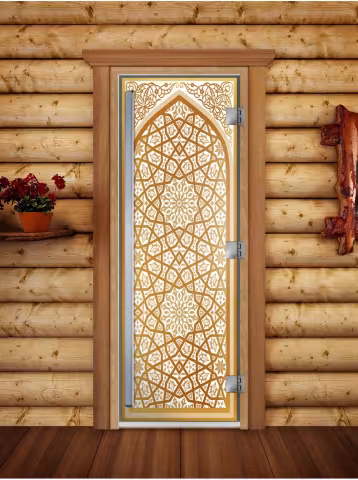 Дверь для бани и сауны Doorwood Престиж Фотопечать А026 700х1900 мм