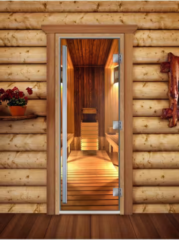 Дверь для бани и сауны Doorwood Престиж Фотопечать А036 700х1900 мм