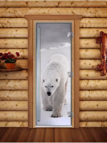Дверь для бани и сауны Doorwood Престиж Фотопечать А062 700х1900 мм