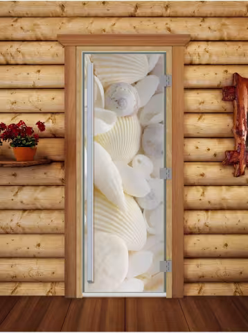 Дверь для бани и сауны Doorwood Престиж Фотопечать А099 700х1900 мм