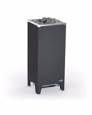 Электрическая печь EOS Cubo 2+ 9кВт Anthracite (тип верхней решетки Round Holes Stainless Steel)