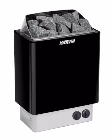 Электрическая печь Harvia Trendi KIP80T Black со встроенным пультом