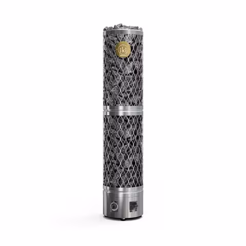 Электрическая печь IKI Pillar 4,5 кВт (Встроенное управление, 3-6 м³, 80 кг камней)