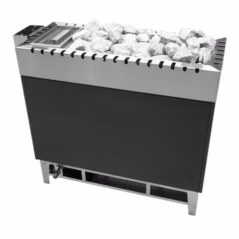 Печь для сауны LANG VAPOTHERM серия VG90 21 кВт + 3 кВт (антрацит) + АВТОДОЛИВ