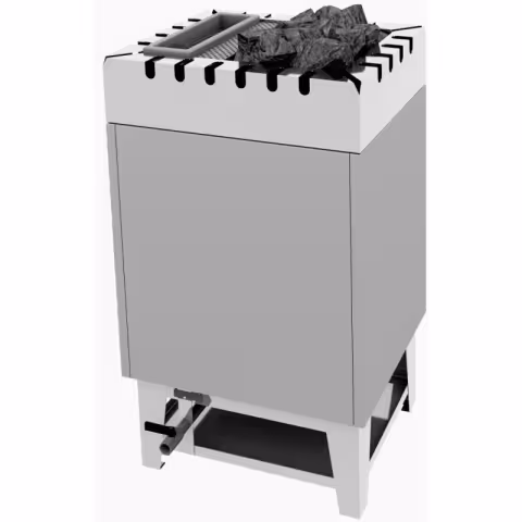 Печь для сауны LANG VAPOTHERM серия VG503 9 кВт + 3 кВт (нержавеющая сталь)