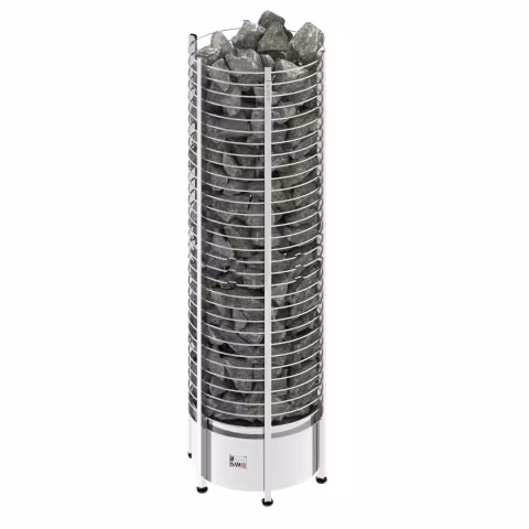 Электрическая печь Sawo Tower вертикальная, круглая, 10,5 кВт, TH9-105NS-P, выносной пульт (пульт и блок мощности покупается отдельно)