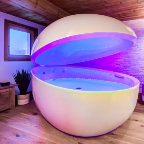 Капсула для депривации FLOATSPA TANK (модель с длинной юбкой) + Опция BACK WASH