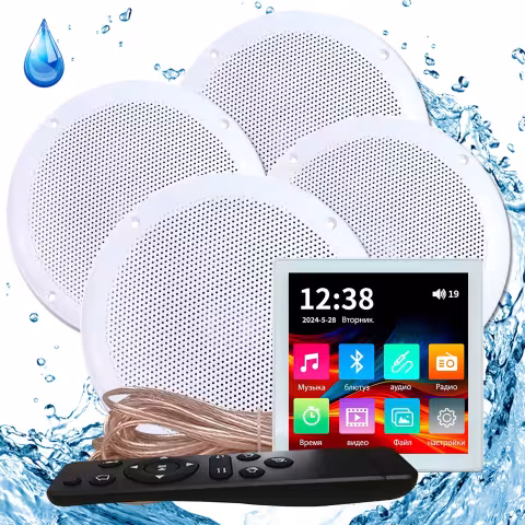 Комплект влагостойкой акустики SteamWater БАНЯ ПО-БЕЛОМУ 4