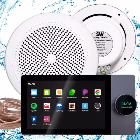 Комплект влагостойкой акустики SteamWater SMART HOME MUSIC - CH525 2