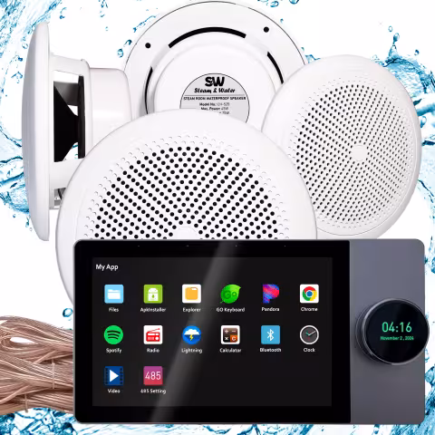Комплект влагостойкой акустики SteamWater SMART HOME MUSIC - CH525 4