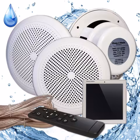 Комплект влагостойкой акустики Steam&Water 3-White Standart Sensor