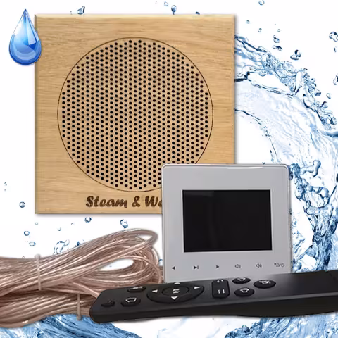 Комплект влагостойкой акустики Steam&Water Standart - Sauna White