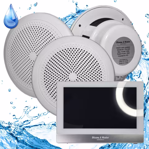 Комплект домашней акустической системы с караоке-усилителем Steam&Water SOUND 3 Standart