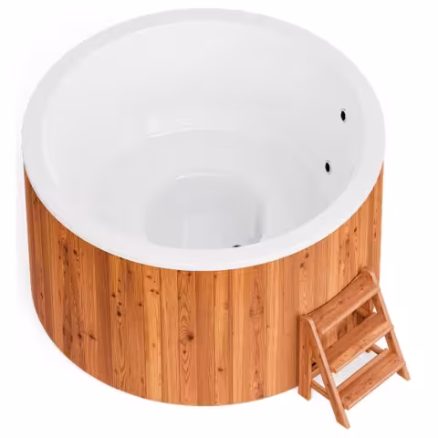 Круглая купель POLARSPA COMFORT 195 COLD термососна светлая