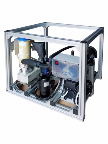 Ледогенератор R-SNOW RS-ZBE250W с водяным охлаждением для СПА, бани и сауны