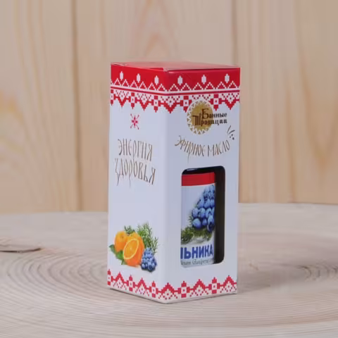 Масло можжевельника 25мл в упаковке для бани