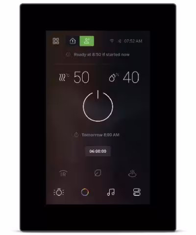 Пульт управления EOS U-Command D18 (для сухой (финской) сауны) 18 кВт 949219 черный