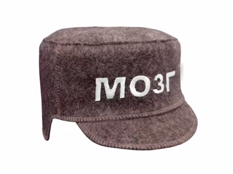 Кепка "Мозг" для бани