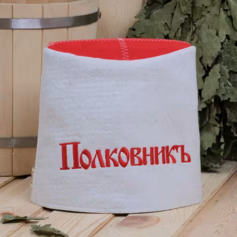 Папаха "Полковник" для бани