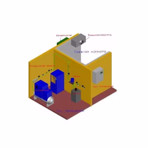 Снежная комната Экосистема ESMH-2 для СПА