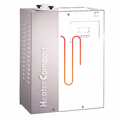 Запчасти для HygroMatik HeaterCompact (1) B-2205459 Паровой цилиндр НС09 в сборе, 1 ТЭН 6,75 кВт