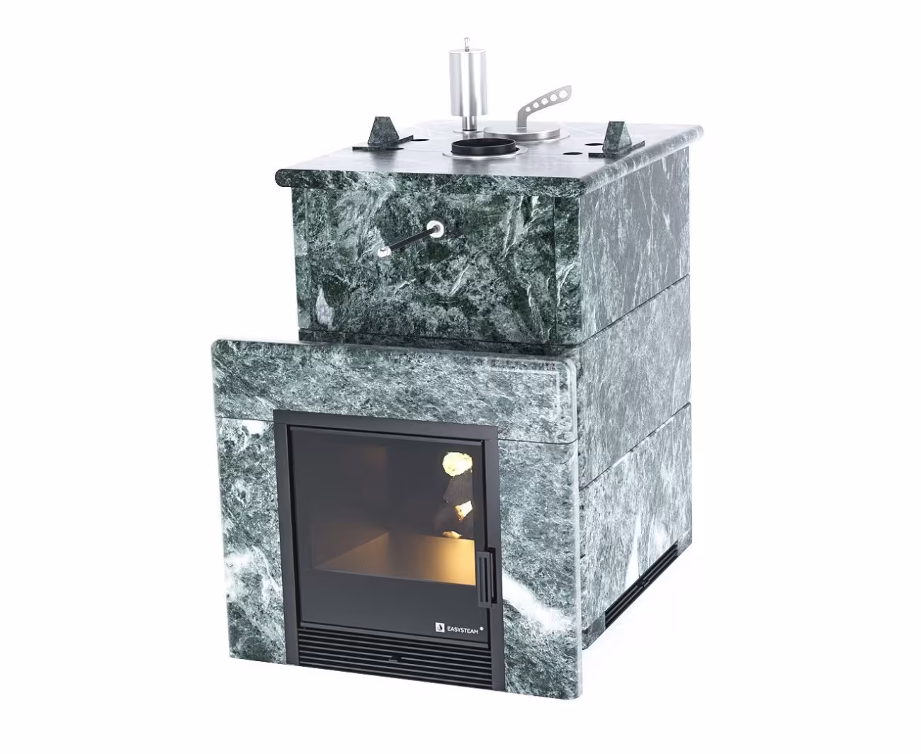 Дровяная печь EASYSTEAM Анапа сталь AISI 430 змеевик