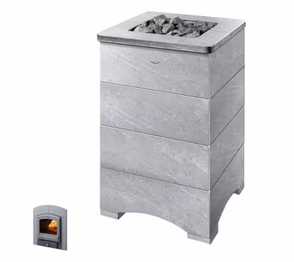 Дровяная печь 37 кВт Туликиви Classic, 1290мм, портал Р2
