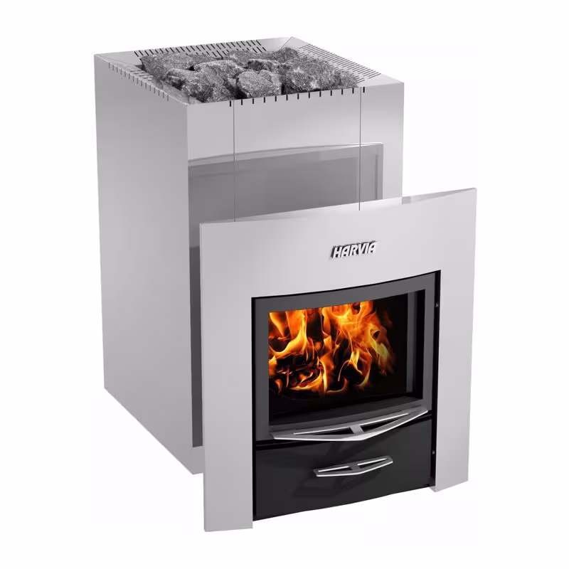 Дровяная печь Harvia 22 DUO Steel