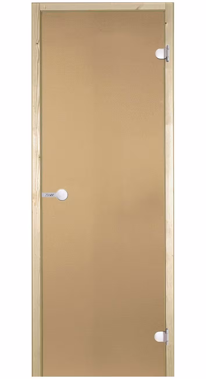 Дверь стеклянная Harvia STG 800х1900 (бронза, осина)
