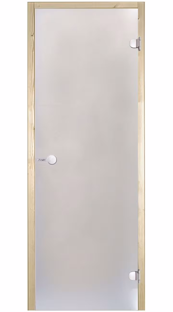Дверь стеклянная Harvia STG 700х1900 (сатин, осина)