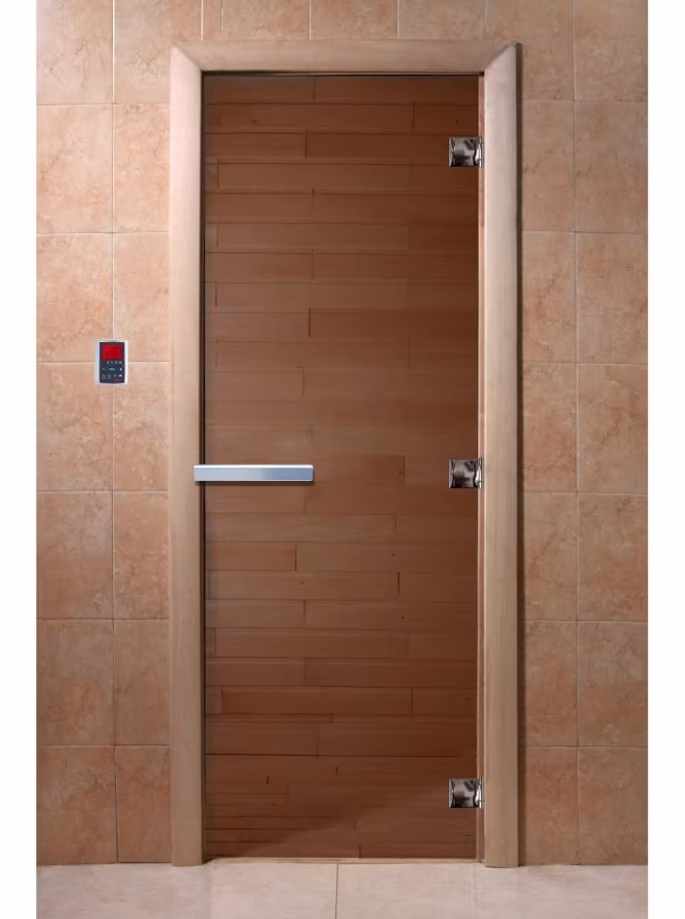 Дверь для бани и сауны Doorwood "Бронза" 700х2100 мм