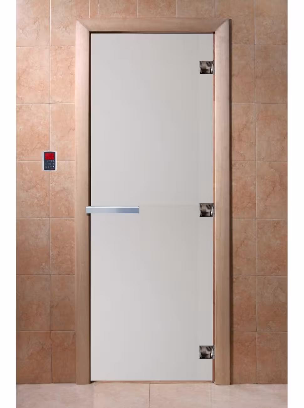 Дверь для бани и сауны Doorwood "Сатин" 700х1900 мм