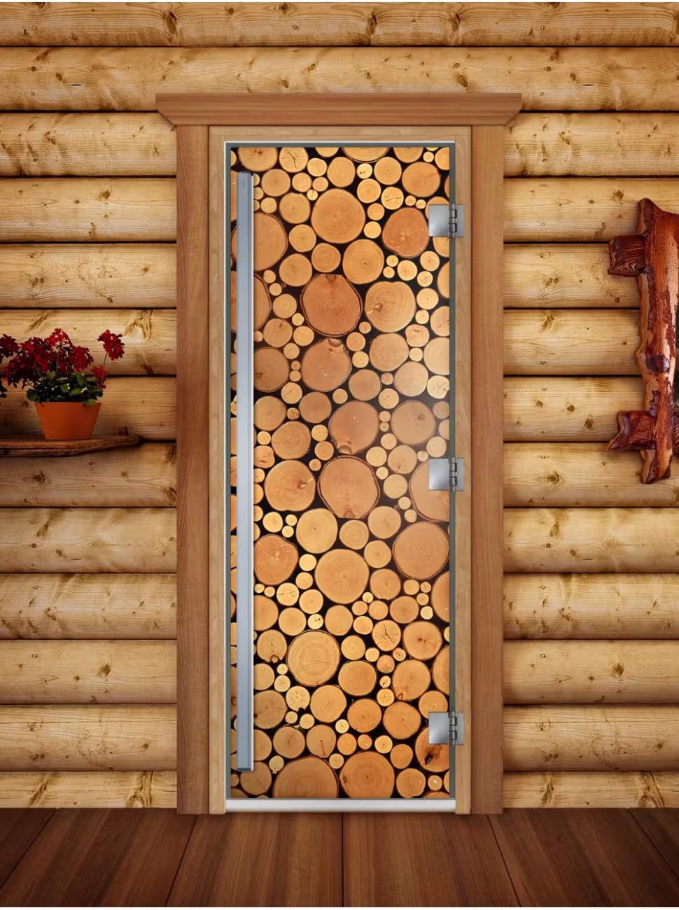 Дверь для бани и сауны Doorwood Престиж Фотопечать А048 700х1900 мм