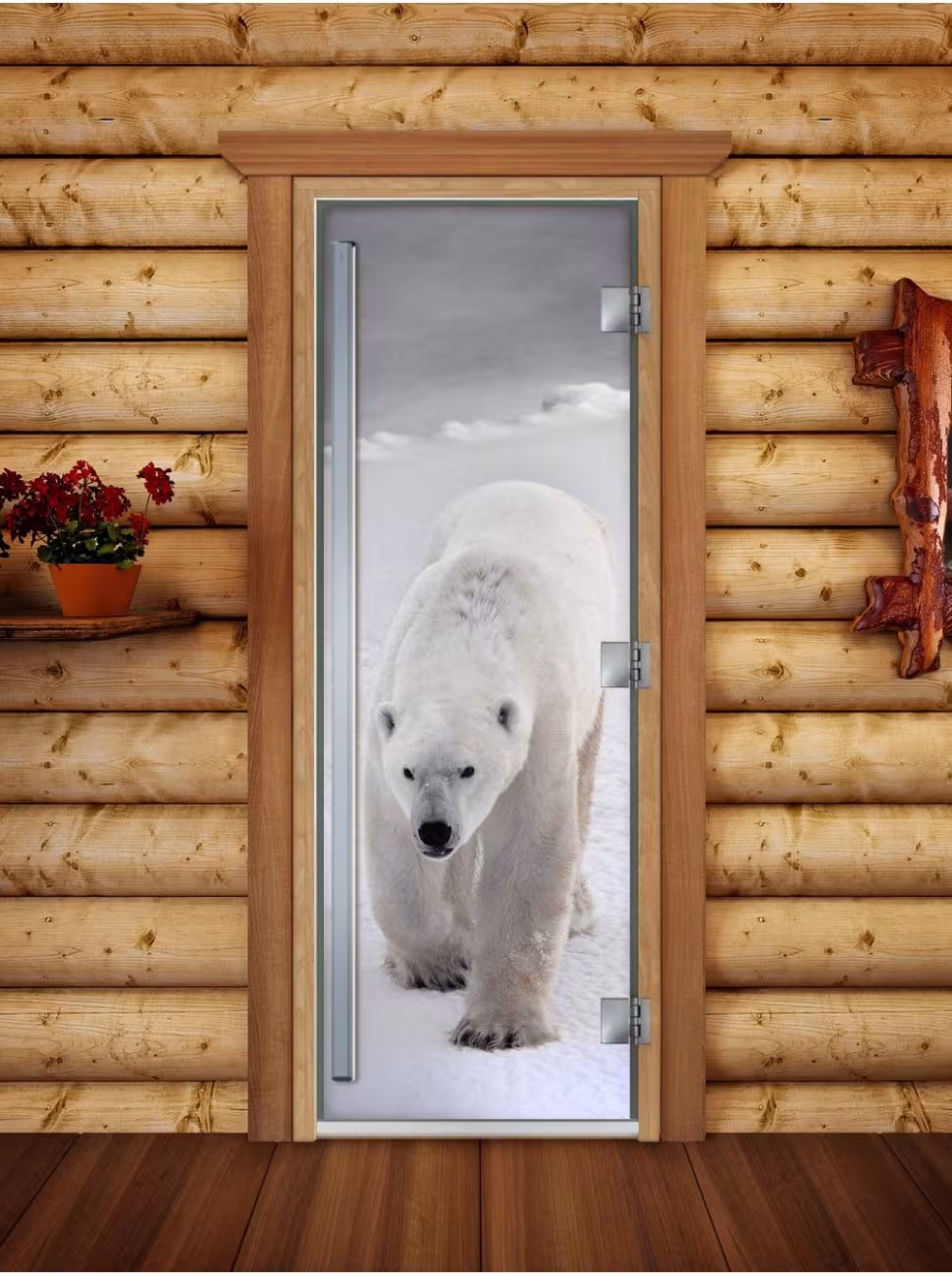 Дверь для бани и сауны Doorwood Престиж Фотопечать А062 700х1900 мм