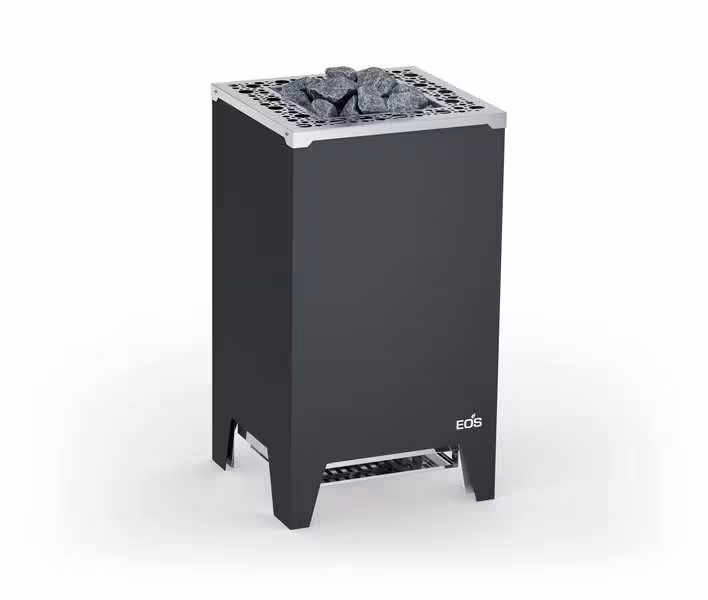 Электрическая печь EOS Cubo 2 7,5кВт Anthracite (тип верхней решетки Round Holes Stainless Steel)