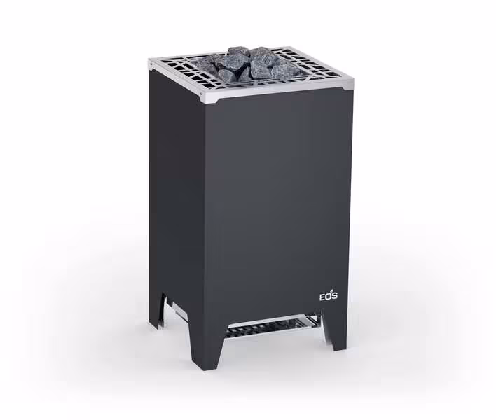 Электрическая печь EOS Cubo 2 10кВт Anthracite (тип верхней решетки Structure Stainless Steel)