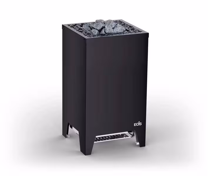 Электрическая печь EOS Cubo 2 7,5кВт Black (тип верхней решетки Round Holes Black)