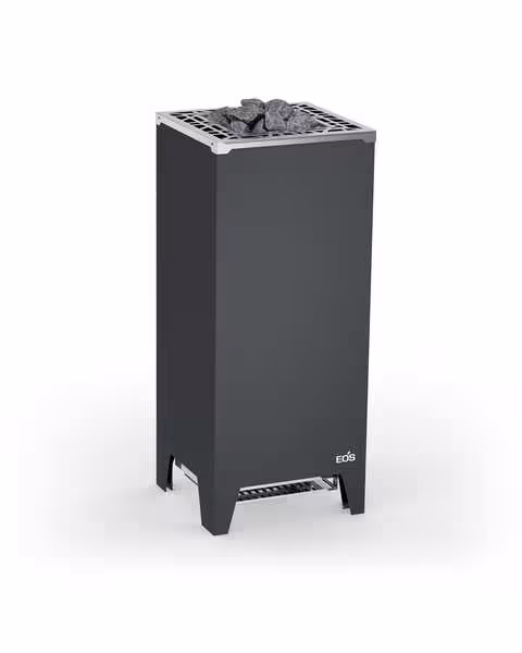 Электрическая печь EOS Cubo 2+ 7,5кВт Anthracite (тип верхней решетки Structure Stainless Steel)