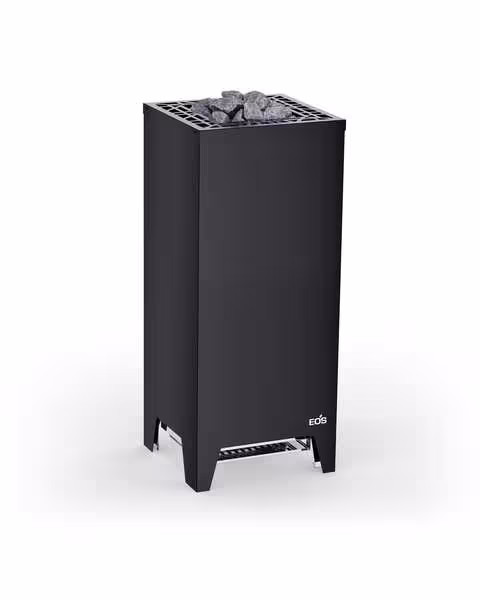 Электрическая печь EOS Cubo 2+ 9кВт Black (тип верхней решетки Structure Black)