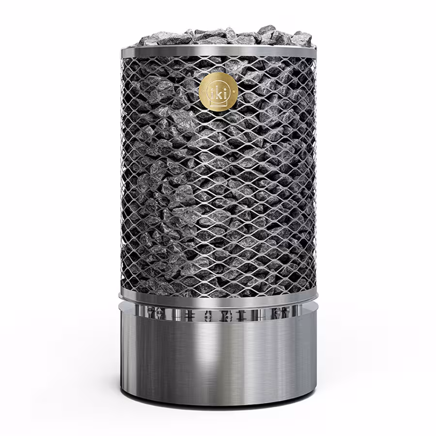 Электрическая печь IKI Pillar Pro 27 (9 + 18) кВт (25-38 м³, 230 кг камней)