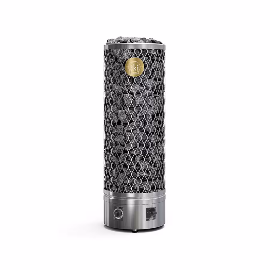 Электрическая печь IKI Pillar 6,6 кВт (Встроенное управление, 5-10 м³, 120 кг камней)